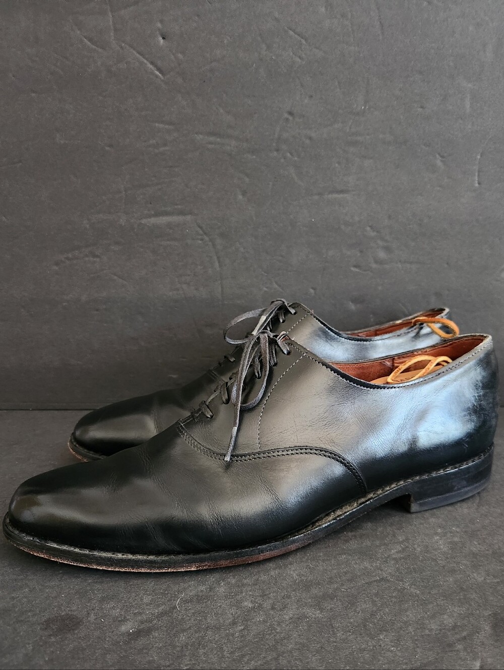 Allen Edmonds Carlyle Men’s Size 10.5D Black Leather Oxford Shoes Made In USA